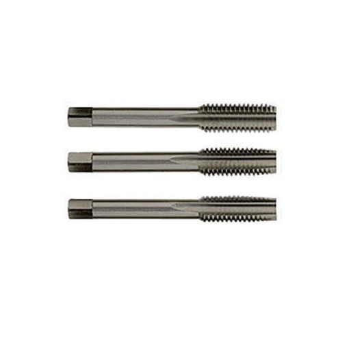 1050051 Tarozi pentru filetare manuala, pas normal, DIN 352, Forma C, HSS-G, 3 buc/set, DIM M 3 x 0.5