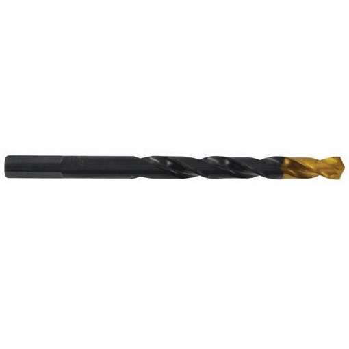 1145312 Burghie cilindrice scurte pentru metal, conform DIN 338, tip N, HSS, "Steam TiN", acoperire TiN, DIM 5
