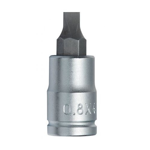 7187SL-1/4" Cap cheie tubulara 1/4" cu profil surubelnita lata de 1.2 x 7.0 KRONUS