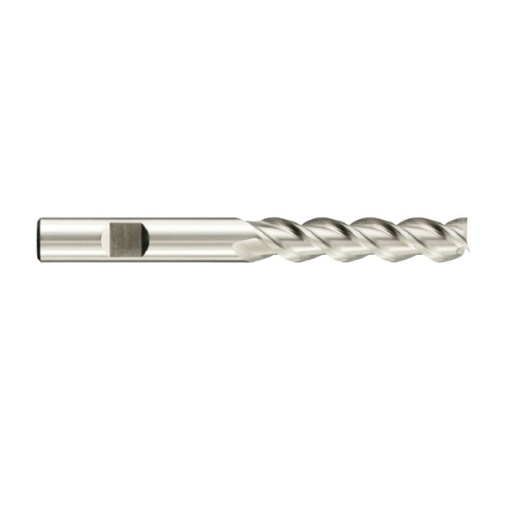 8030281 Freza cilindro frontala lunga, HSS-E8 (Co 8%), DIN 844BL, Z2-Z3, DIM 4, Coada 6