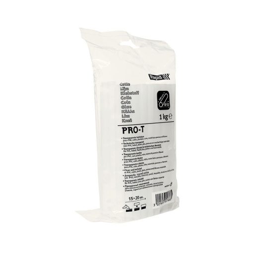Baton silicon profesional Rapid PRO-T PVC si Cabluri, transparent, O12mm x 190mm, baza EVA, 1 kg pachet 40302768