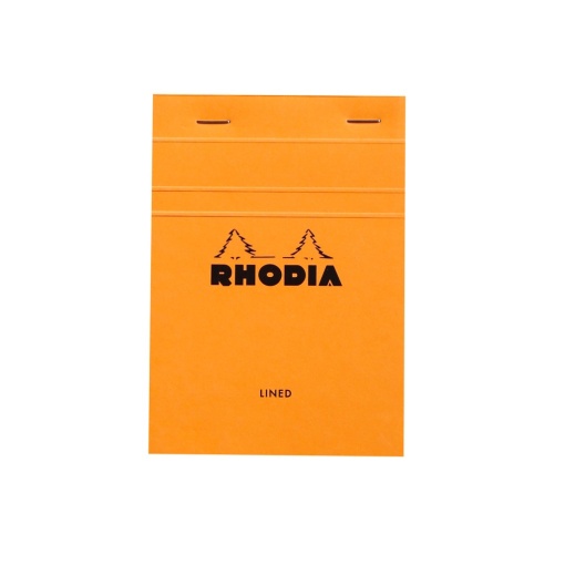 Blocnotes capsat N13 10,5 x 14,8 cm 80 file Rhodia Orange