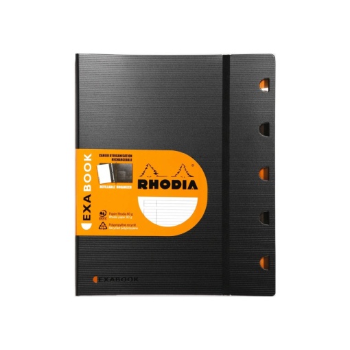 Caiet organizare A4+ spirală 80 file Clairefontaine Rhodia Exabook