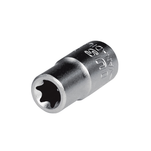 Cap cheie tubulara cu profil IUS Torx 1/4”, pe display - E7