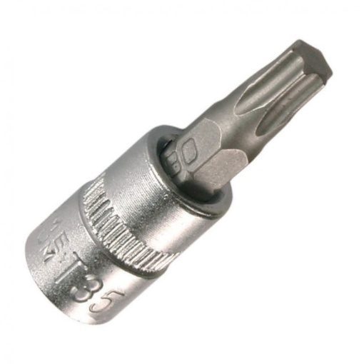 Capat cheie tubulara 1/4" cu varf Torx, T30