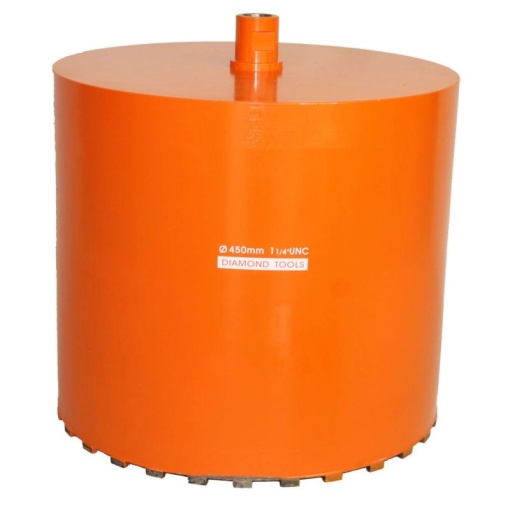 Carota Bisonte 450 x 400 mm diamantat-sudat, prindere UNC 1 1/4″