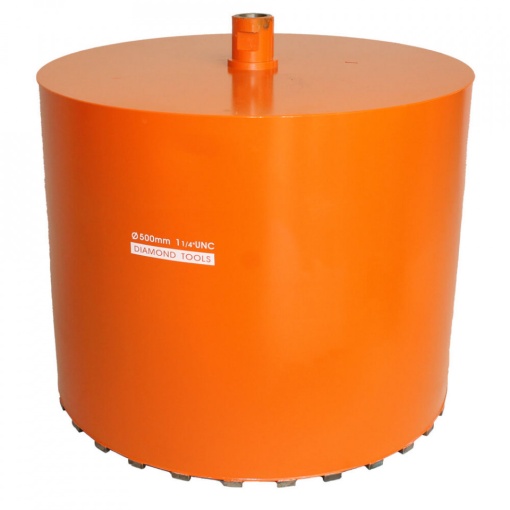 Carota diamantata 500×400 mm, prindere 1 ¼” UNC
