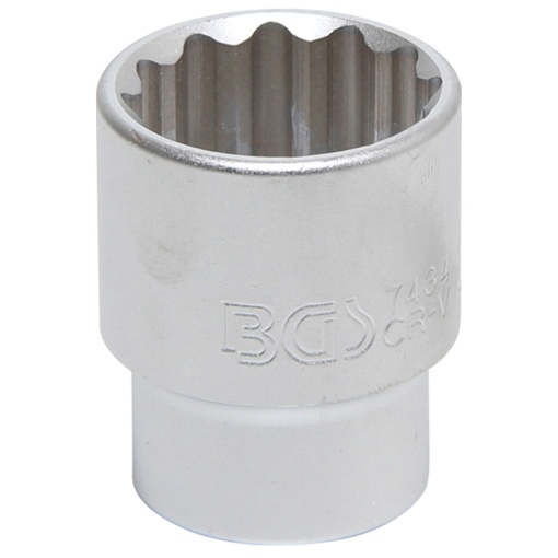 Cheie tubulara BGS 12 puncte (dublu hexagon), 34mm, 3/4"