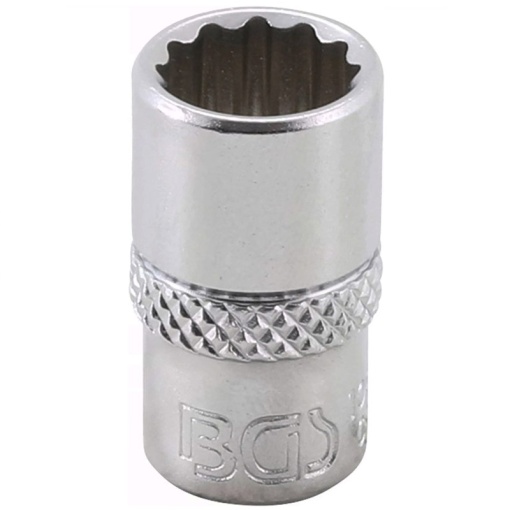 Cheie tubulara dublu hexagon (12 puncte) BGS 1/4" (6.3 mm)