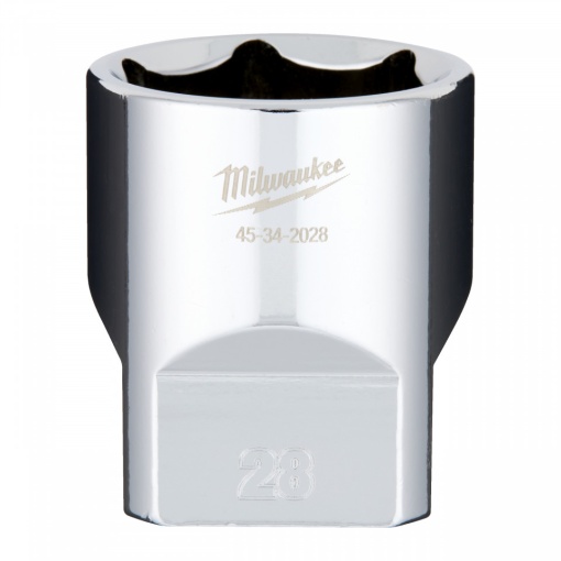 Cheie tubulară Milwaukee 1/2, sistem metric, 28mm, scurtă