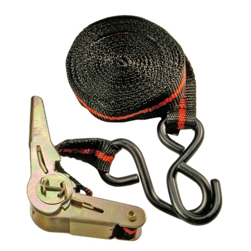 Chinga BGS cu mecanism cu clichet 5m x 24mm + 2 carlige