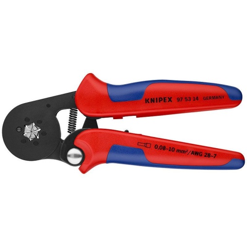 Cleste pentru sertizat ferule, KNIPEX, 0.08-16 mm2, 180 mm