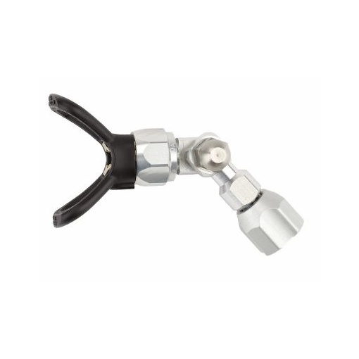 Conector pivotant 260° cu garda protectie duza pentru pistol sau prelungitor airless