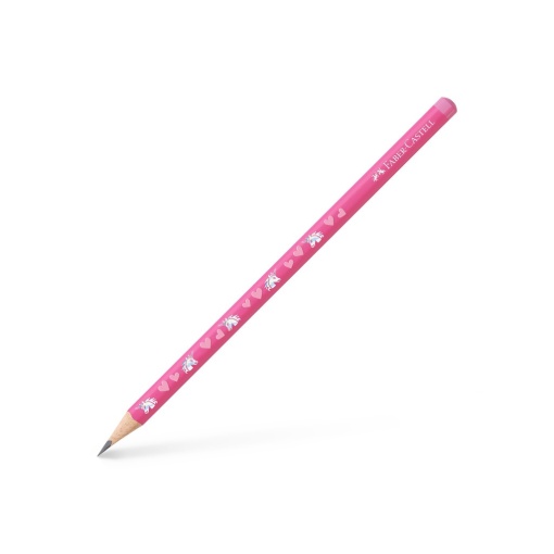 Creion grafit HB triunghiular unicorni Faber-Castell