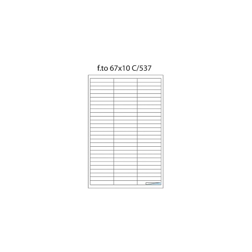 Etichete 84/A4 67 x 10 100/cutie