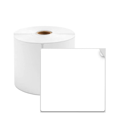 Etichete termice 50 x 60 mm plastic alb pentru imprimanta AIMO Phomemo M110 M200 M220 120 etichete