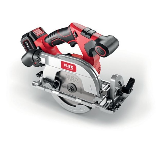 Fierastrau circular Flex CS 62 18.0-EC/5.0 Set, cu acumulatori 18 V Li-Ion 5.0 Ah, diametru panza 165 mm