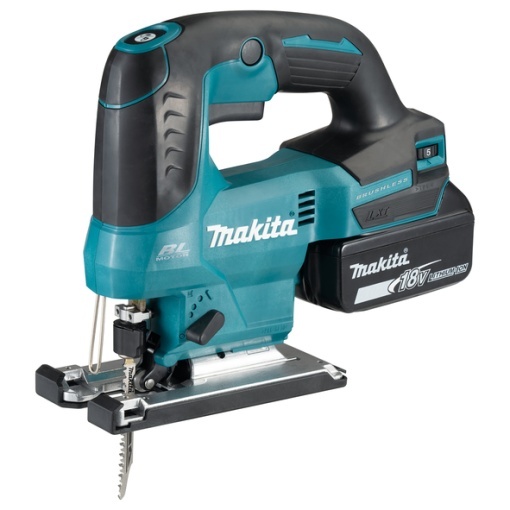 Fierastrau vertical Makita LXT 18V, 23 mm, livrat cu 2 acumulatori de 3,0Ah