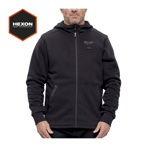 Hanorac incalzit Milwaukee HEXON, negru, M12 HHBL5-0, marimea M