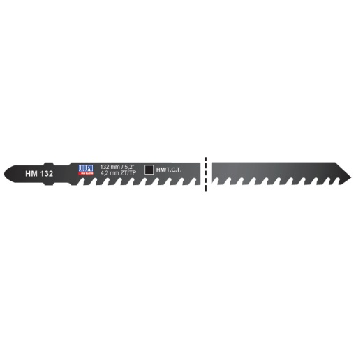 HM 132 Panza HM pentru fierastrau vertical, prindere T, multimaterial, DIM 132 x 7.8 x 1.9 mm