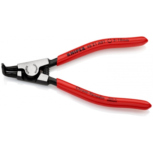 KNIPEX 46 21 A01 clește pentru inele de siguranță pentru inele exterioare pe axuri acoperite cu plastic vopsit negru 125 mm