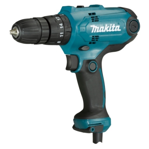 Masina de insurubat si gaurit cu percutie cu turatie variabila Makita 10 mm 320 W mandrina rapida