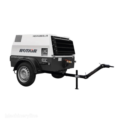 Motocompresor ROTAIR MDVN 26KEco5 2500l/min/6.5bar Kubota tractabil rutier, lumini/fara frana