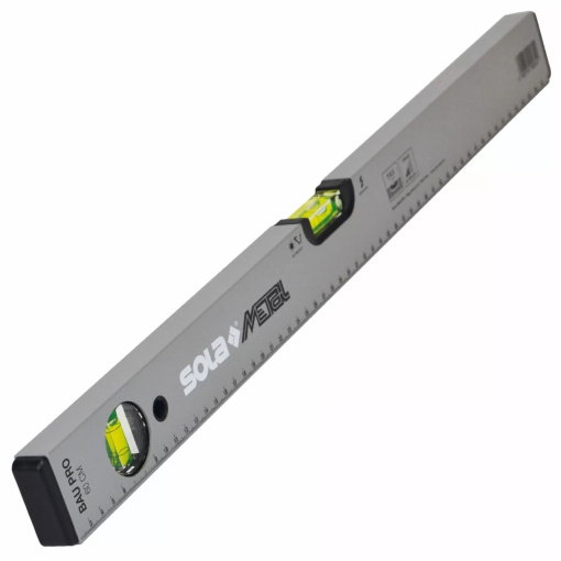 Nivela cu bula ( Boloboc ) cu profil tubular aluminiu Sola BAUPRO 50cm