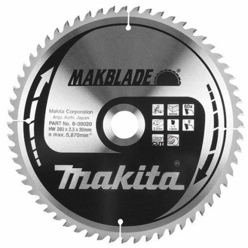 Panza fierastrau circular, lemn Makita, 255x30x2.3 mm, 32 dinti