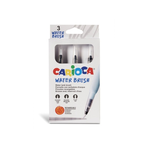 Pensulă Carioca cu rezervor set 3 bucăți
