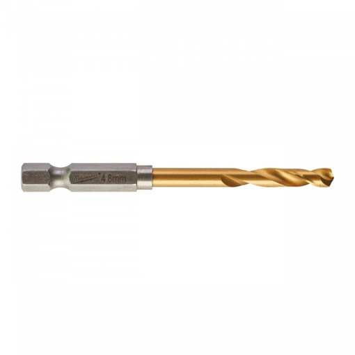 RED HEX - Burghie SHOCKWAVE™ HSS-Ground Titan pentru metal Milwaukee Ø 4.8x29x78 mm - blister 1 buc