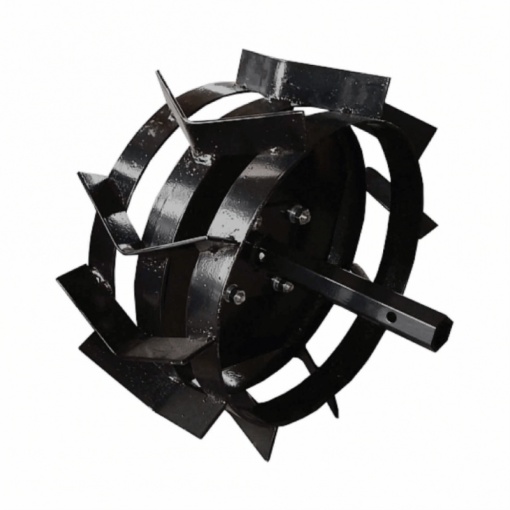 Roata metalica 4.00-8 BISONTE Agro Garden cu manicot, ax hexagonal Ø 23 mm
