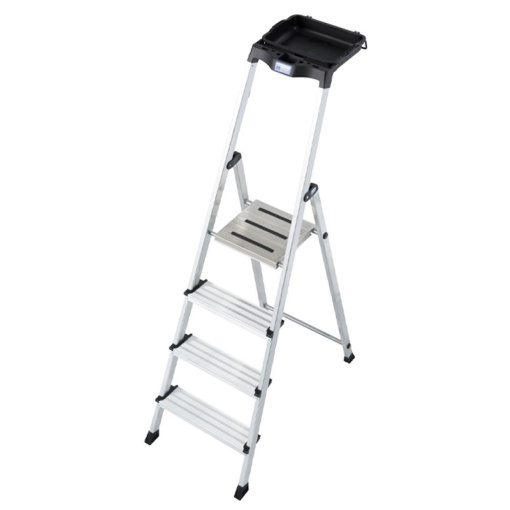 Scara Monto "Secury" cu MultiGrip System dubla cu trepte pe o parte, 4 trepte