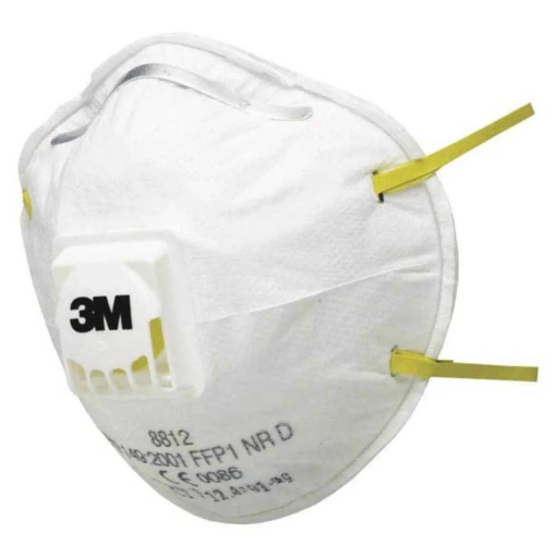 Semimasca de protectie respiratorie tip cupa cu supapa Renania FFP1, 3M