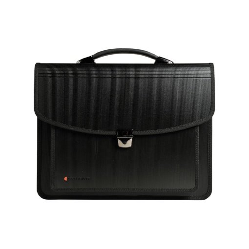 Servietă cu 7 compartimente și pentru laptop 15" Exactive Exatravel Exacompta 55734E, negru