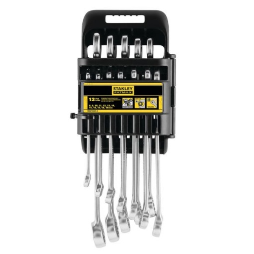 Set 12 chei combinate Stanley Fatmax 8 - 19 mm