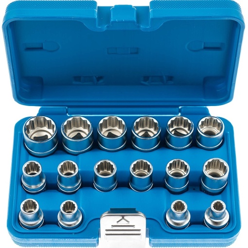Set 16 chei tubulare 1/2", 8-24 mm, 12p
