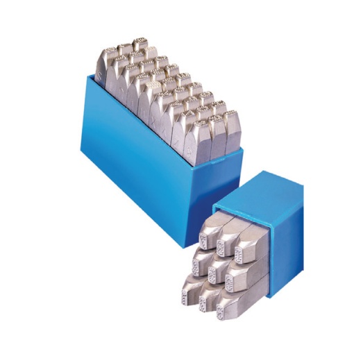 Set 27 poansoane litere mari HEIDENPETER 3 mm RP