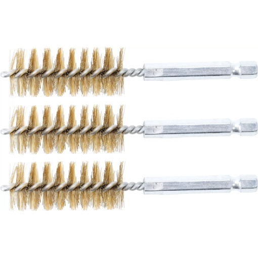 Set 3 perii rotative BGS Ø19mm, fir alama