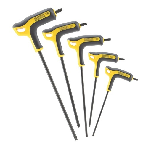 Set 5 chei torx cu maner Stanley P: T10-T30