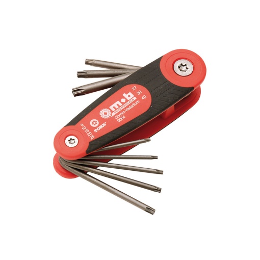 Set 8 chei locas Tamper Torx tip briceag MOB TX9-TX40