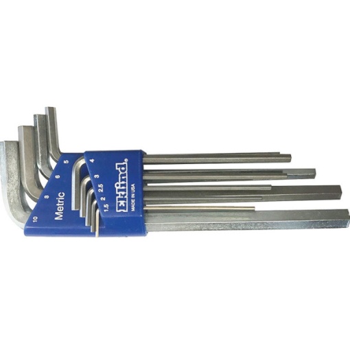 Set 9 chei locas hexagonal lungi in suport de plastic, EKLIND 1.5 - 10 mm