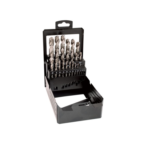 Set de 25 burghie pentru metal - MOB Cobalt 5%, 1-13 mm