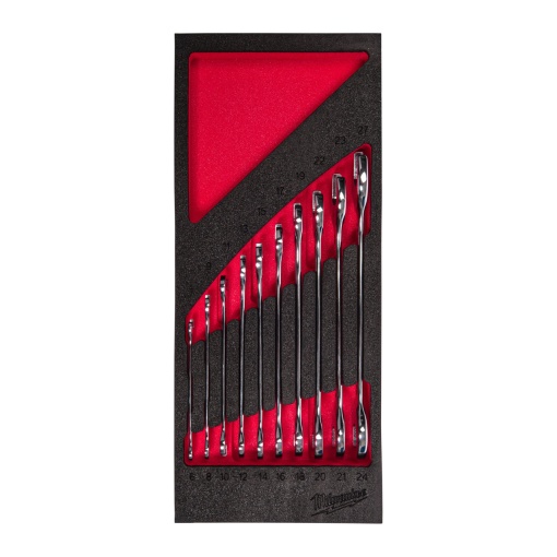 Set inserție spumă 4 chei fixe duble 24-32 mm