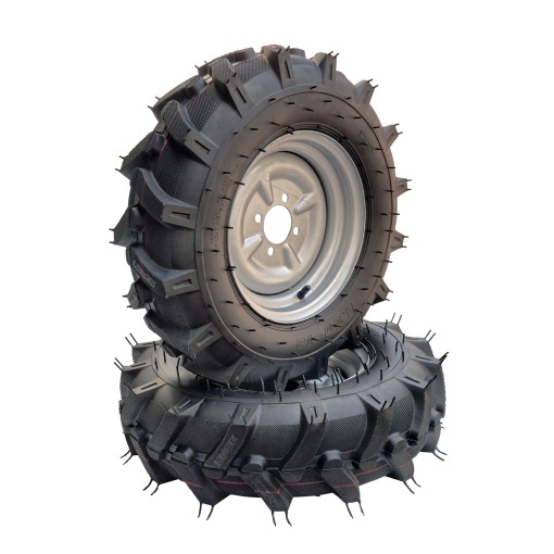 Set roti ProGARDEN complete profil agricol 6.00-12, 4 prezoane, RIM 4.50E