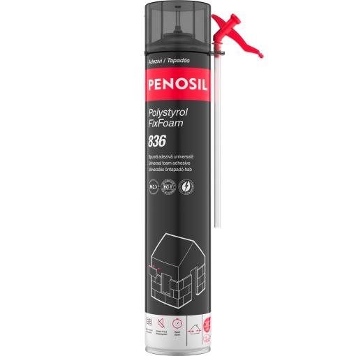 Spumă adezivă manuală pentru plăci de izolare PENOSIL Polystyrol FixFoam 836, 750 ml