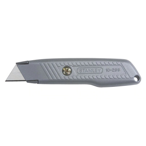 Stanley 0-10-299 Cutter cu lama fixa trapezidala 136mm + 3 lame trapezoidale