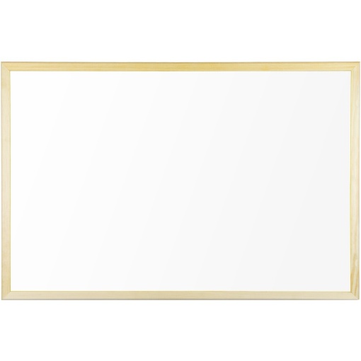 Tablă albă 60 x 90 cm ramă lemn