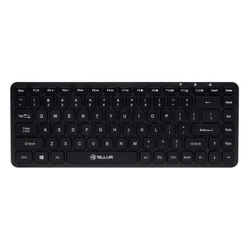 Tastatură fără fir Tellur, Mini, Negru