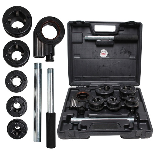 Trusa de filetat tevi, 7 piese, 3/8" - 1.1/4"